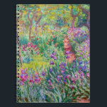 Carnet Claude Monet - Le jardin d'Iris à Giverny<br><div class="desc">Jardin d'Iris à Giverny / Jardin d'Artiste à Giverny - Claude Monet,  1899-1900</div>