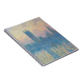 Carnet Claude Monet Les maisons du Parlement Coucher de s (Côté Droit)