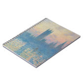 Carnet Claude Monet Les maisons du Parlement Coucher de s (Côté gauche)