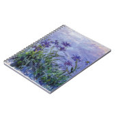 Carnet Claude Monet Lila Irises (Côté gauche)