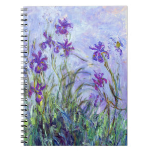 Carnet Claude Monet - Lilac Irises / Iris Mauves