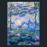 Carnet Claude Monet - Lys à eau, 1919<br><div class="desc">Claude Monet célèbre peinture de Water Lilies,  1919.</div>