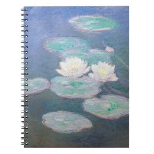 Carnet Claude Monet - Lys à eau, effet du soir