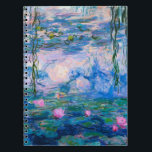 Carnet Claude Monet - Lys d'eau 1919<br><div class="desc">Claude Monet - Water Lilies 1919. La célèbre peinture artistique.</div>