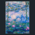 Carnet Claude Monet - Lys d'eau 1919<br><div class="desc">Claude Monet - Water Lilies 1919. La célèbre peinture artistique.</div>