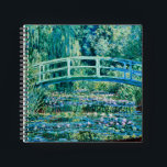 Carnet Claude Monet - Nappes D'Eau Et Pont Japonais<br><div class="desc">Claude Monet - Nappes D'Eau Et Pont Japonais (1899)</div>