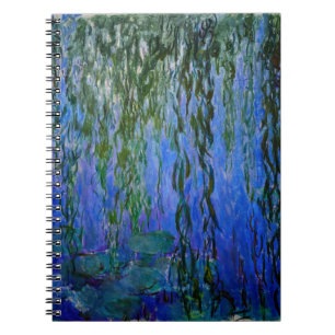 Carnet Claude Monet - Nymphéas avec saule pleureur