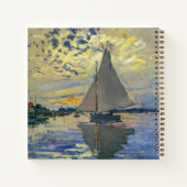 Carnet Claude Monet - Voilier au Petit-Gennevilliers (Dos)