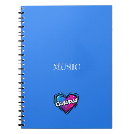 Carnet Claudia Blue (Devant)