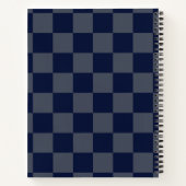 Carnet Clavier bleu marine (Dos)