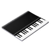 Carnet Clavier de piano (Côté gauche)