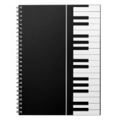 Carnet Clavier de piano (Devant)