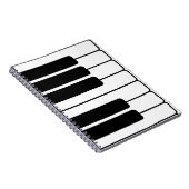 Carnet Clavier de piano touches de nouveauté jumbo noir e (Côté Droit)