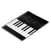 Carnet Clavier pour piano (Côté gauche)