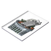 Carnet Clavier sur poubelle (Côté gauche)