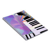 Carnet Claviers Abstraits et Rayures (Côté Droit)
