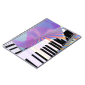 Carnet Claviers Abstraits et Rayures (Côté gauche)