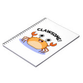 Carnet Clawsome Drôle Awesome Crab Pun (Côté gauche)