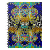 Carnet CLAY ~ Fractal multicolore (Devant)