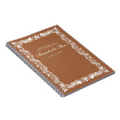 Carnet Clay Talaver Tile Lettres de Fiesta à fille annive (Côté Droit)