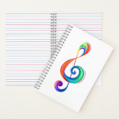 Carnet Clé arc-en-ciel (À l'intérieur)