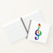 Carnet Clé de musique arc-en-ciel (Intérieur)