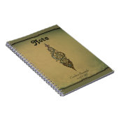 Carnet Clé en acier orné (Côté Droit)