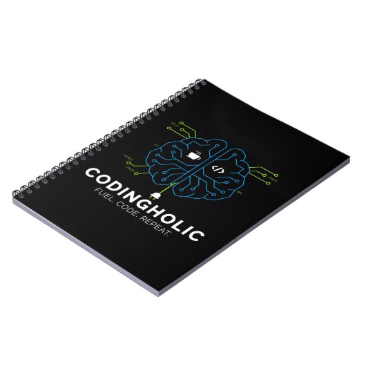 Carnet Clean Tech Brain Coding Notebook Design For Coders (Côté gauche)