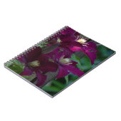 Carnet Clematis violet (Côté gauche)