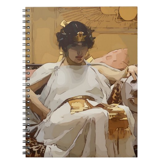 Carnet Cleopatra Waterhouse Art Vectorisé (Devant)