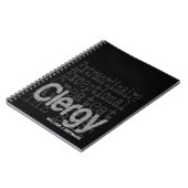 Carnet Clergy Extraordinaire PERSONNALISÉ (Côté gauche)