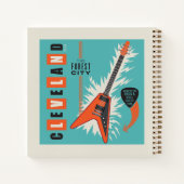 Carnet Cleveland Ohio | Guitare électrique (Dos)