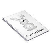 Carnet Clipart blanc de lapin (Côté Droit)