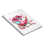 Carnet Clipart de Flamant rose mignonne (Côté Droit)
