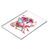 Carnet Clipart de Flamant rose mignonne (Côté gauche)