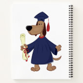 Carnet Clipart de graduation de chien (Dos)