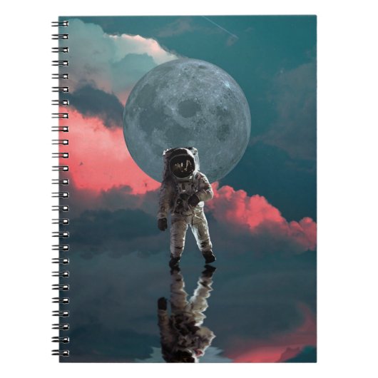 Carnet Clipart de l'espace de l'astronaute de l'extérieur (Devant)