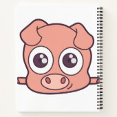 Carnet Clipart mignon de porc (Dos)