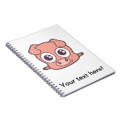 Carnet Clipart mignon de porc (Côté Droit)