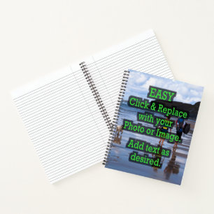 Carnet Cliquez et remplacez facilement pour créer votre p
