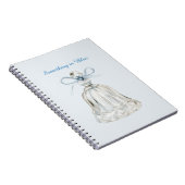Carnet Cloche à Ruban Bleu (Côté Droit)