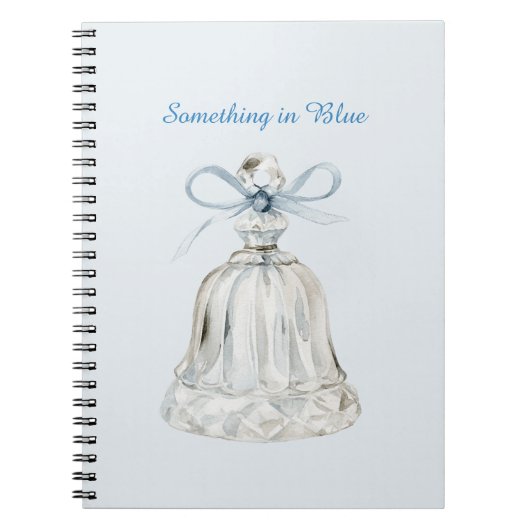 Carnet Cloche à Ruban Bleu (Devant)