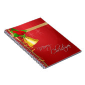 Carnet Cloche de Noël et ruban (Côté Droit)