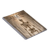 Carnet Cloître d'Os de Squelette Cinéma Sombre (Côté Droit)