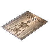 Carnet Cloître d'Os de Squelette Cinéma Sombre (Côté gauche)