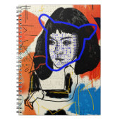 Carnet Clone abstrait orphelin du noir | Mk - projet Léda (Devant)