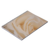 Carnet Closeup Rose couleur crème (Côté gauche)