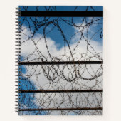 Carnet Clôture de fil de fer barbelé (Devant)