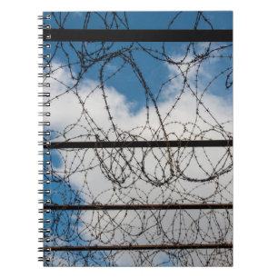 Carnet Clôture de fil de fer barbelé