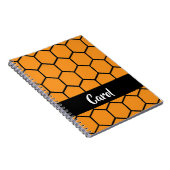 Carnet Clôture noire en orange (Côté Droit)